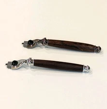 Hand Made Triple Edge Razor WOOD HANDLES Will Fit The MACH 3 BLADE