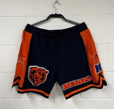 Chicago Bear NFL Pro Standard Embroidered Chenille Shorts Men’s Size 2XL