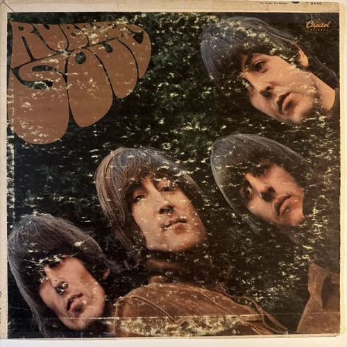 The Beatles - Rubber Soul LP Capitol T 2442 1965 1st Pressing Scranton Mono