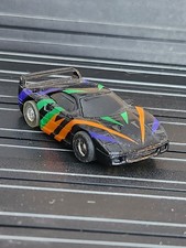 Tyco Slot Car Black Orange Purple Ferrari F-40 Vintage