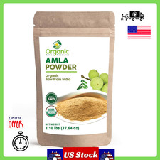Organic Amla Powder 1.1 Lbs USDA Organic Amalaki Non-GMO Raw Natural 17.5oz