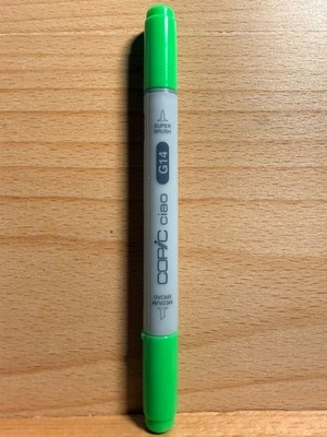Copic Ciao Double Ended Marker, Apple Green (G14)