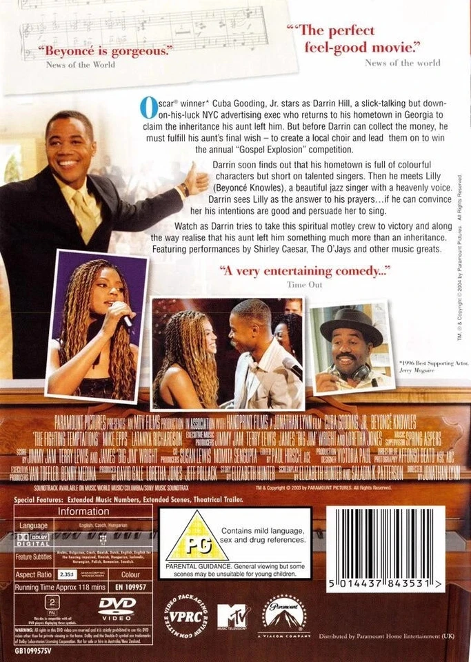 Fighting Temptations DVD **NEW** - Image 3 of 3