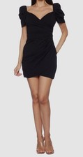 B Darlin Juniors Women's Black Ruched Sheath Dress Juniors Size 3/4