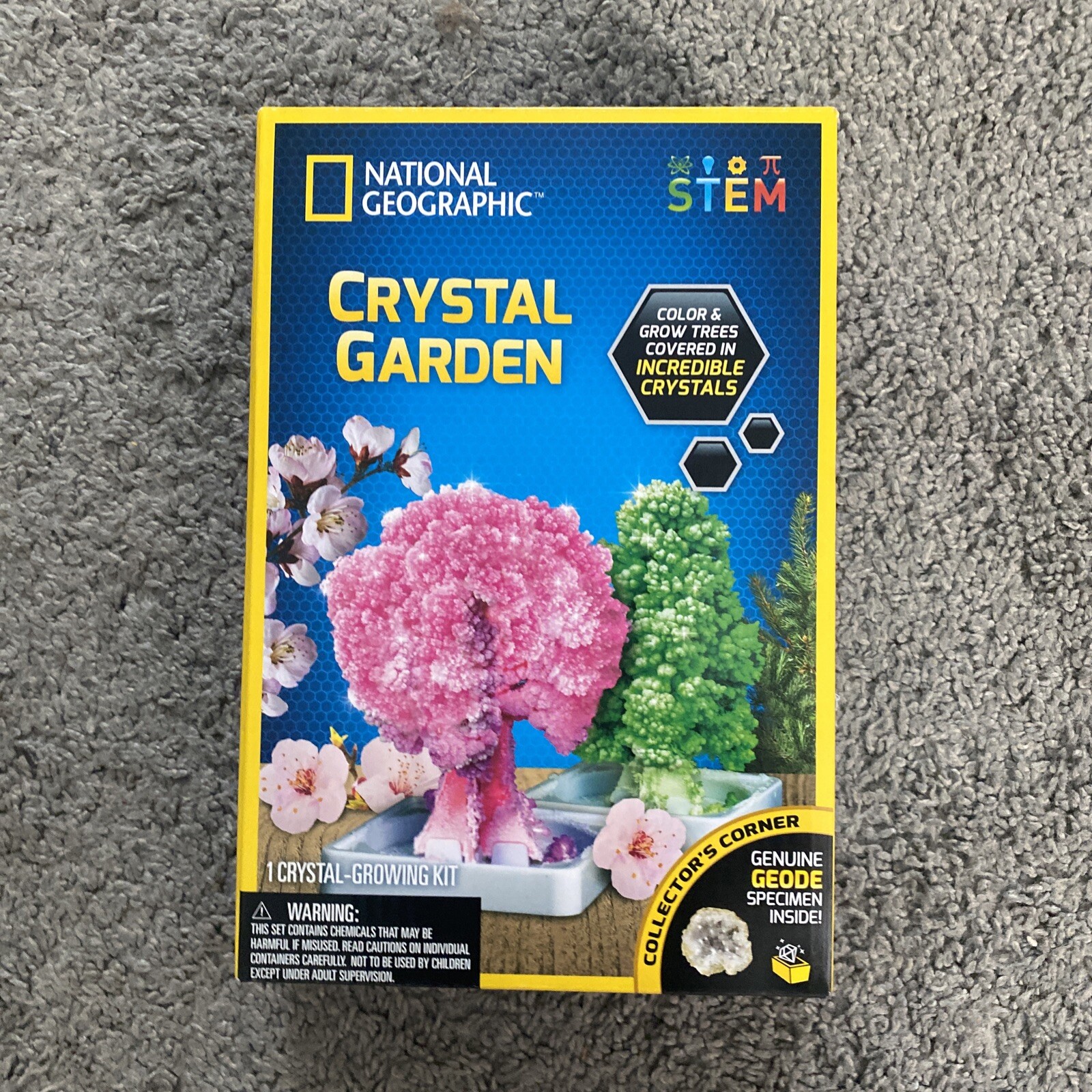 NATIONAL GEOGRAPHIC Crystal Garden Grow Two Trees in 6 Hours Learning