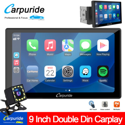 Carpuride YT09S Double DIN Car Stereo Carplay Wireless Android Auto Car Radio