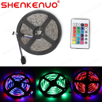 LED Strip Lights RGB SMD2835 DC12v Color Changing LED Tape Light Kit for TV Room