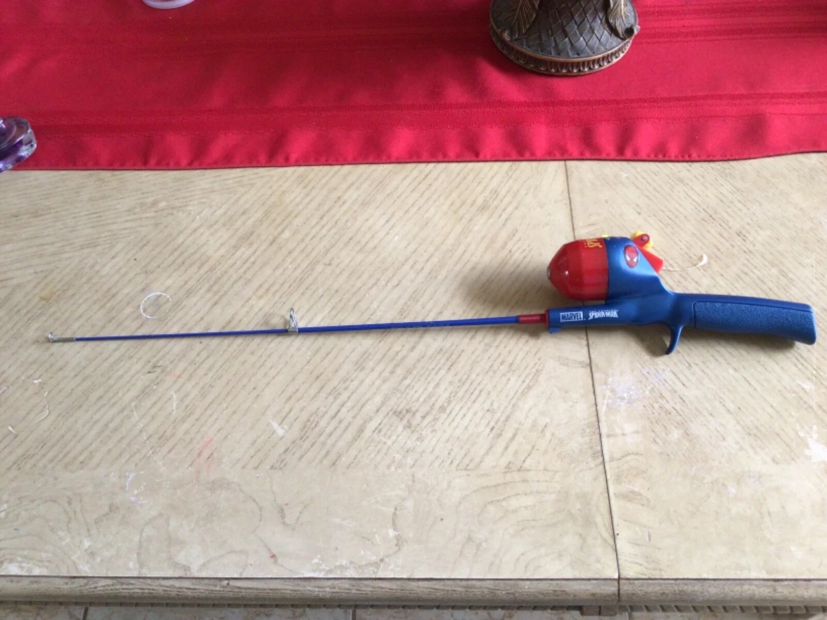 Marvel The Amazing SPIDER-MAN Children's Fishing Pole(Untested)