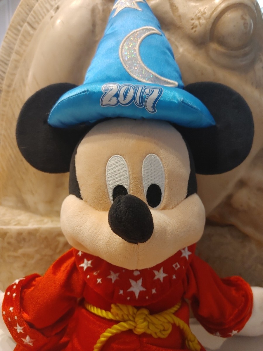 Disney Parks 2017 Mickey Mouse Plush Fantasia Sorcerer Wizard 20