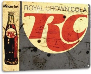 Royal Crown Rc Cola Soda Pop Ad Vintage Retro Store Wall Decor
