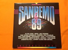 VINTAGE DOPPIO LP VINILE 33 GIRI SANREMO 89 INTERNATIONAL STAMPA ITALIA