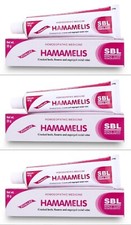 3 x SBL HAMAMELIS Ointment 25g Cream Homeopathic Piles Wellness