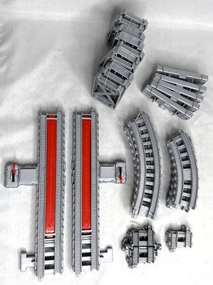 29 Piece Lot Thomas The Train Engine Train Light Gray Track And Accessories 2014