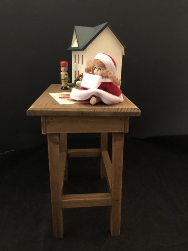 Byers Choice 2010 Santa's Wooden Workshop Toy Table 11" Tall Hard To Find~READ~ - Picture 4 of 9