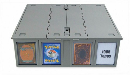 BCW 3200ct Trading Card Storage Bin Box 3200 Count Gray Plastic 1-CBB-3200-GRY - Picture 7 of 10
