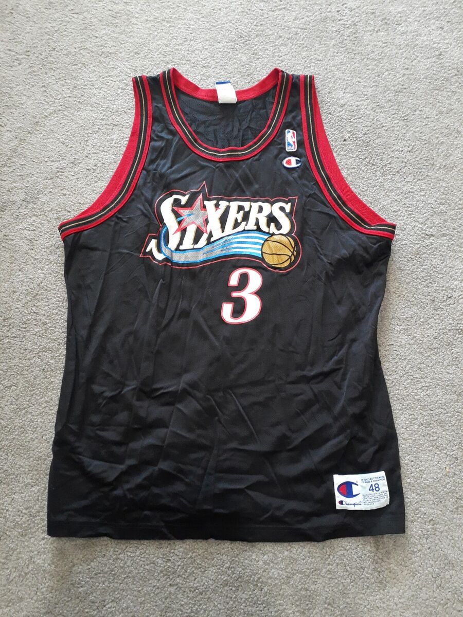 【正規品直輸入】 Iverson Allen Vintage Men's #3 Sixers 76ers Philadelphia XLサイズ以上