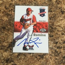 Andrew Romine 2008 Tristar Projections Rc Auto Los Angeles Angels