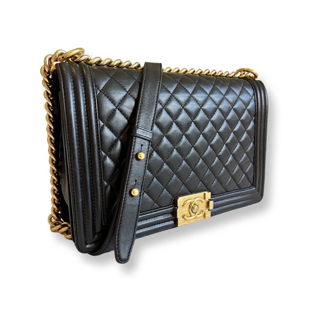Chanel Lambskin Boy Bag Medium