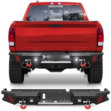 Steel Front Or Rear Bumper Wwinch Plate Lights For 2013-2018 Dodge Ram 1500 Steel Front Or Rear Bumper Wwinch Plate Lights For 2013-2018 Dodge Ram 1500