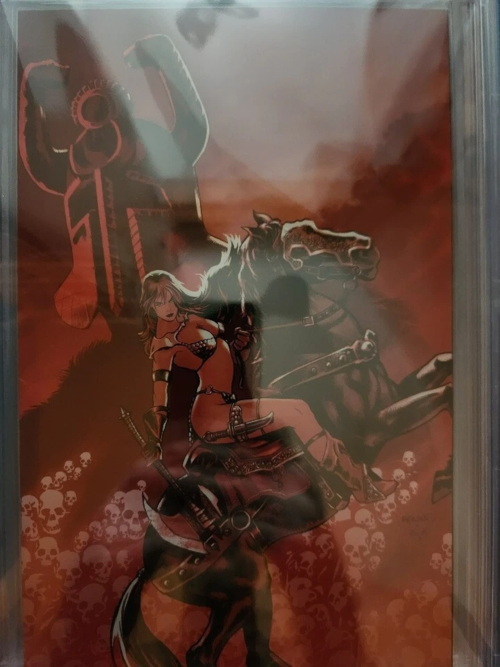 Sword of Red Sonja: Doom of the Gods #1 CBCS 6.5 PAUL RENAUD Retailer Incentive - Image 2 of 3