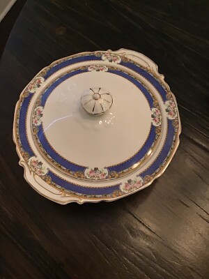 【covered   英国製 vegetable】 w Bowl Serving Vegetable Covered Tapestry Floral English Vintage 食器