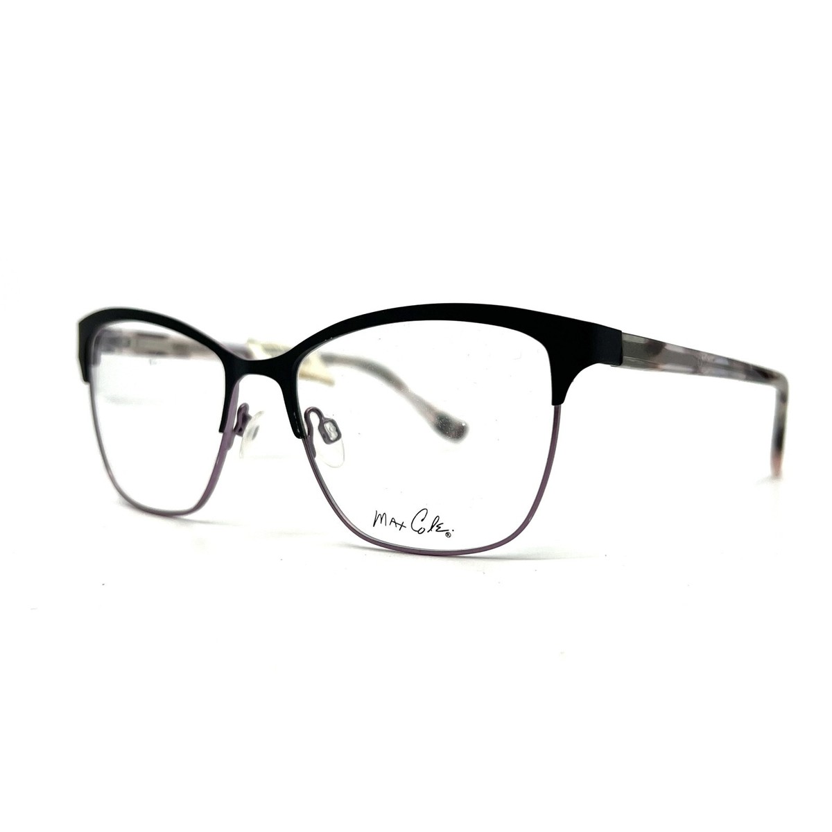 Max Cole MC 1513 COL 90 Eyeglasses Frames Black Purple 