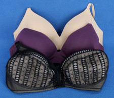 M S Auden The Bliss Wireless Lined Unlined T-shirt Bra Bundle Lot Sz 32B E4956