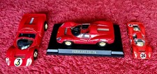 Hot Wheels Ferrari P4 2001 and 2 Chinese P4 1/43 set of three