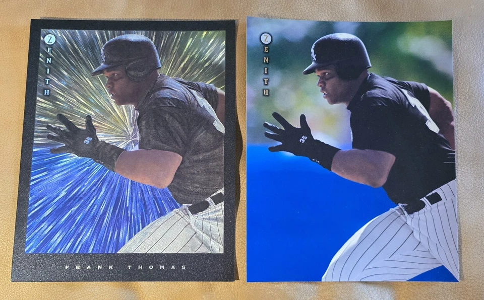 Lote de 24 tarjetas de béisbol Pinnacle Zenith 1997 8x10 base y Dufex Ripken Foto 4 de 4