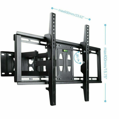 Full Motion Corner TV Wall Desk Mount Bracket Stand Plasma Flat Tilt Swivel 85" - Picture 9 of 57