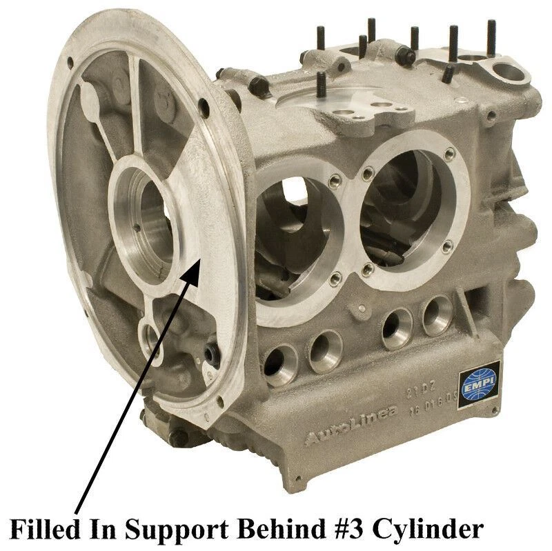 Manivela Empi 98-0467-B Universal Alumínio Vw Bug Engine Case 94mm Furo 86mm - Imagem 4 de 4