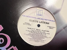 QUEEN LATIFAH U.N.I.T.Y. Remix 12" 1993 MOTOWN 374631167 DJ PROMO UNPLAYED
