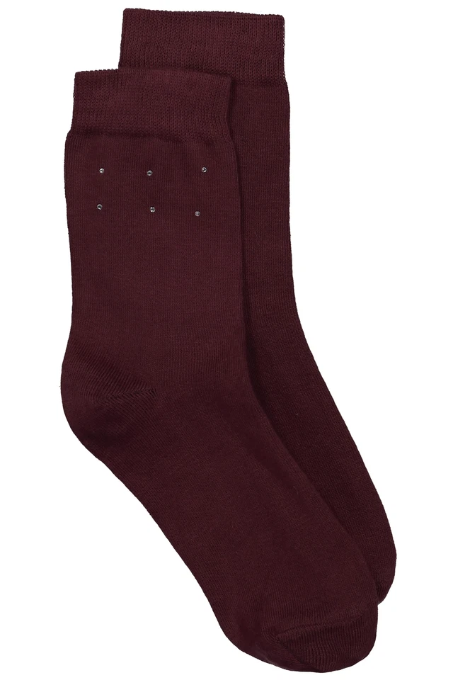 Ulla Popken Damen große Größen Socken Strassdetail bequeme Bündchen 801548