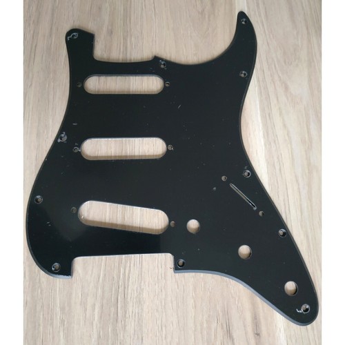 Pickguard schwarz 1ply 11Loch für Stratocaster Post 72, Töpfe 1cm - Bild 2 von 4