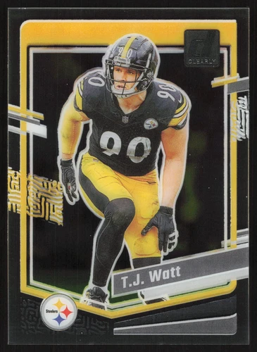 2023 Panini Clearly Donruss T.J. Watt #42