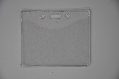 LOT OF 10 ZEBRA 843298 Horizontal ID Badge Holder 3.30 x 2.50 Y843298