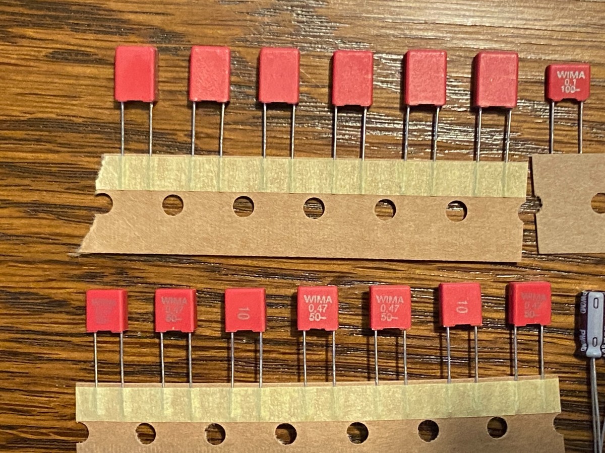 Technics SL-1700 Mk II Mk2 Speed Repair Kit Capacitors