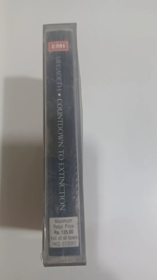 Megadeth COUNTDOWN TO EXTINCTION RARE orig Cassette tape India sealed 2001 - Image 3 of 3