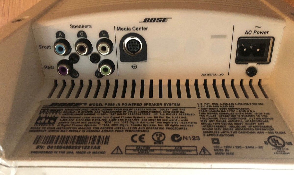 Bose PS 28 Series III Powered Subwoofer Lifestyle 28 38 48 V25 V35