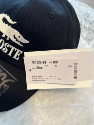 LACOSTE × ONE PIECE Crocodile Logo Cap Limited Quantity Rare LACOSTE × ONE PIECE Crocodile Logo Cap Limited Quantity Rare