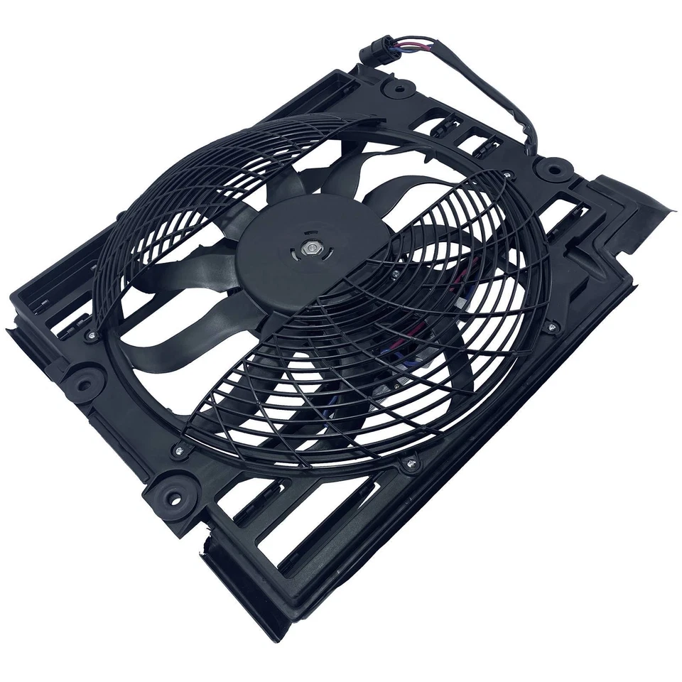 Conjunto de ventilador de refrigeración del motor para BMW 740i 740iL 750iL 1996-1998 64548380774 Foto 4 de 4