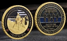 Challenge Coin: LAW ENFORCEMENT #5 Knight Fear No Evil - Ships from CO, USA