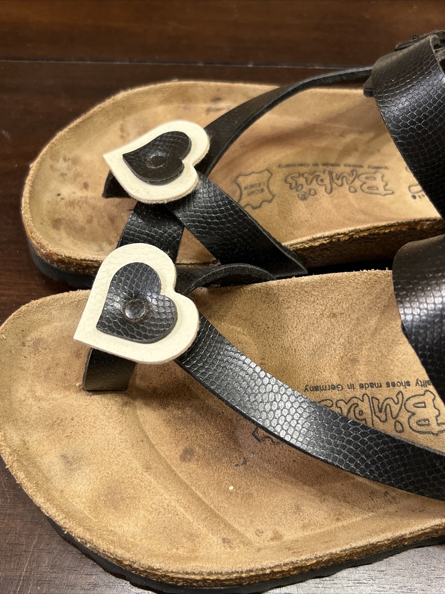 Birkis Birkenstock Lennox II Black/Black White Heart Toe