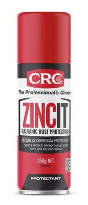 CRC Anti-Rust Spray Zinc It Galvanic Rust Protection 350gsm