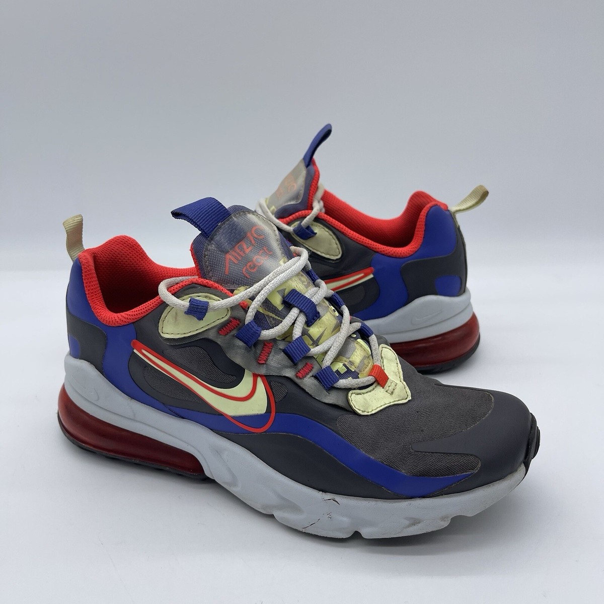 Nike Air Max 270 React GS Youth Size 4.5Y Running Shoes CT1630-001 'Dunk It' | eBay