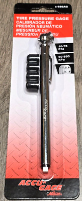 Milton Accu-Gauge Vehicle Tire Pressure Gauge w/Pocket Clip 10-70 PSI #S-920AG
