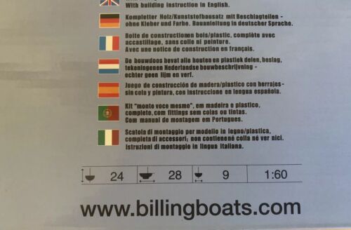 Barcos de Facturación Arco Iris Plástico Casco Madera Modelo Original Kit Como Nuevo Láser Escala 1:60 - Imagen 2 de 7