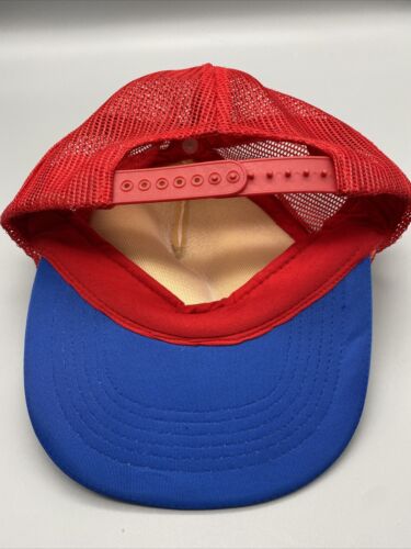 Gorra de camionero Holland Amsterdam roja blanca azul ajustable - Imagen 4 de 5