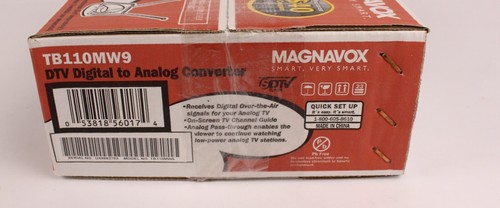 Magnavox TB110MW9 DTV Digital to Analog TV Converter New in Box w/Remote - Picture 6 of 6