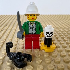 LEGO Adventurers Jungle: Pippin Reed, SCORPION, adv016, 5986, AMAZON RUINS, 1999